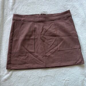 A New Day Checkered Skirt NWT
